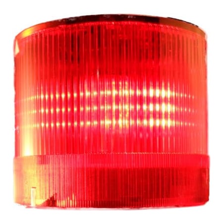 Springer Controls Co Springer Controls / Texelco LA-124B 70mm Stack Light, Steady, 24V AC/DC LED - Red 12-4B